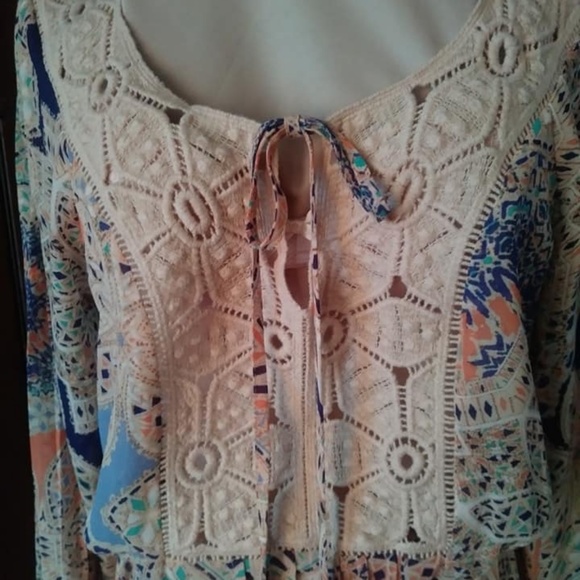 DR2 Maxi Dress Crochet Bohemian XS - Picture 6 of 9